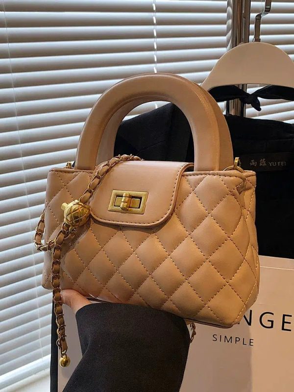 Chain Strap Quilted Small Square Bag Sale - Image 4