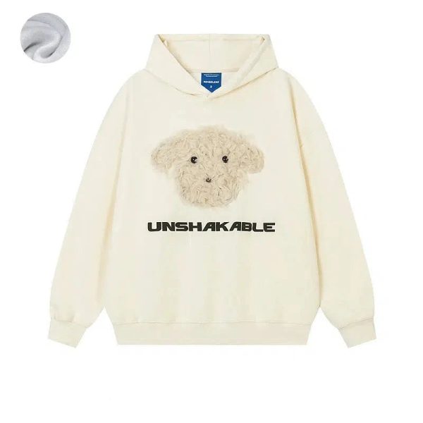 Unshakable Fleece Dog Design Sweatshirt For Cheap - Image 4