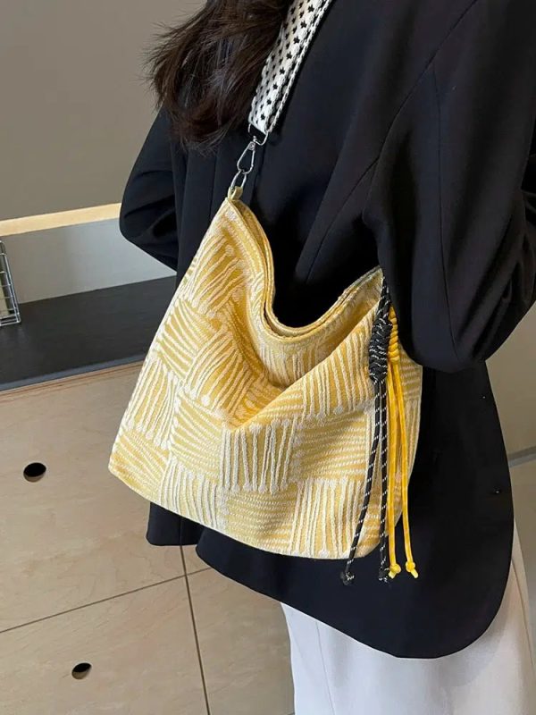 Geometric Pattern Shoulder Bag Online now - Image 5