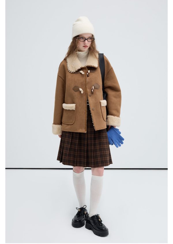 Shearling-Lined Toggle Coat Online Hot Sale - Image 5