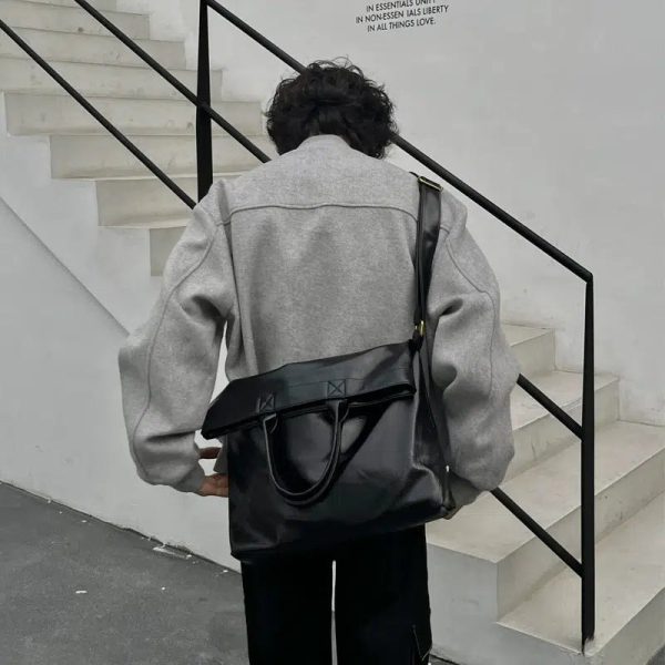 Retro Leather Crossbody Tote Bag Hot on Sale