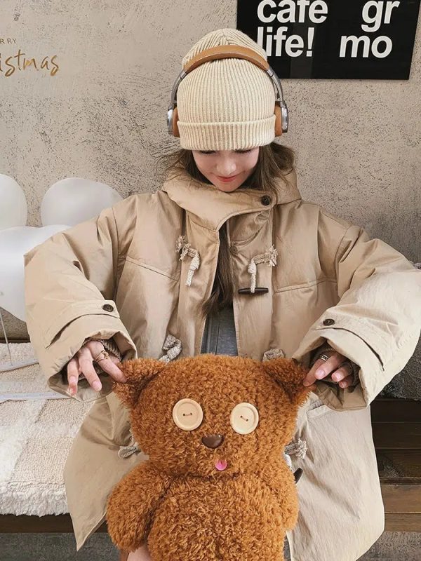 Short Horn Button Down Duck Down Jacket For Cheap - Image 5