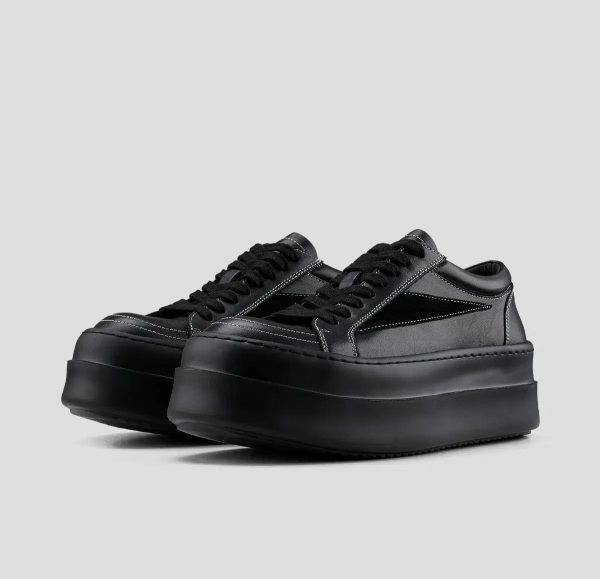 Leather Inverted Sneakers For Discount - Image 5