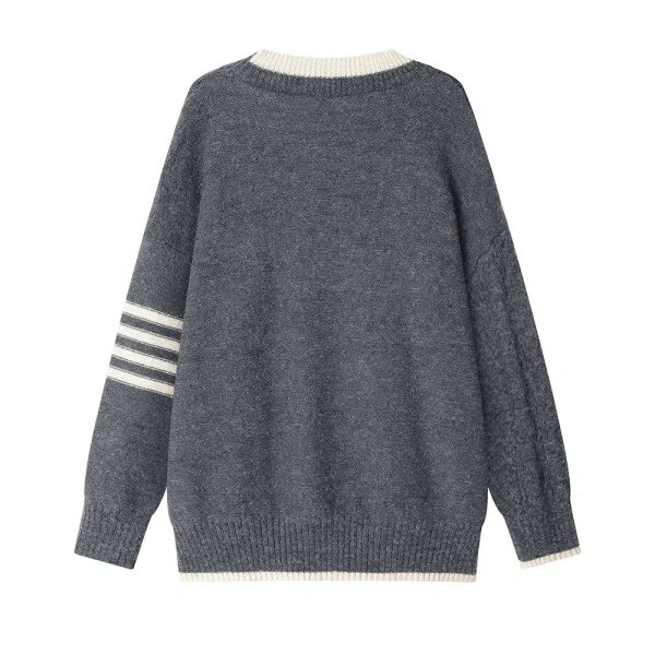 Cable Knit  Pockets Cardigan Sale - Image 3
