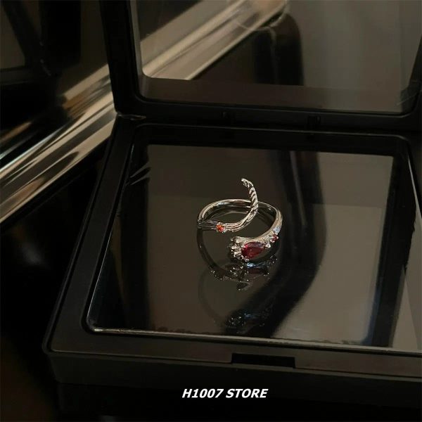 Adjustable Gemstone Stacking Ring Online - Image 4