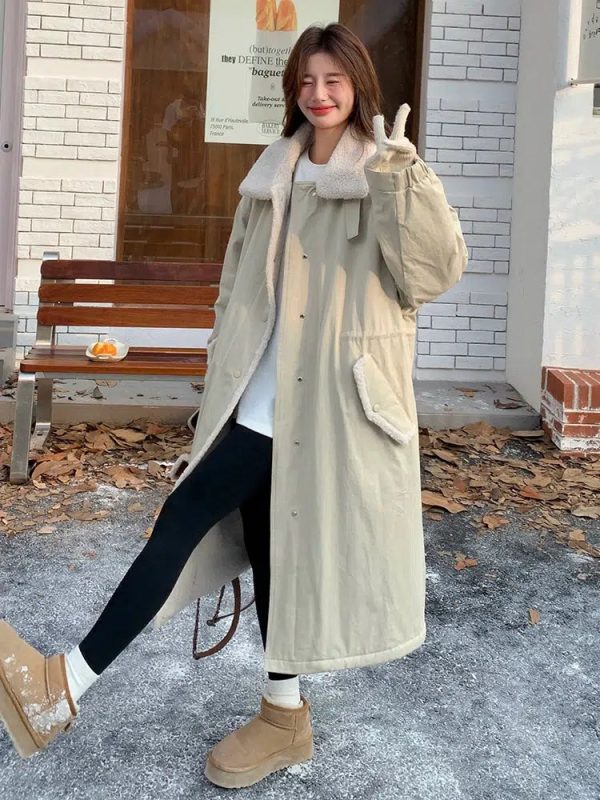 Wool-Lined Winter Parka Coat Sale - Image 3