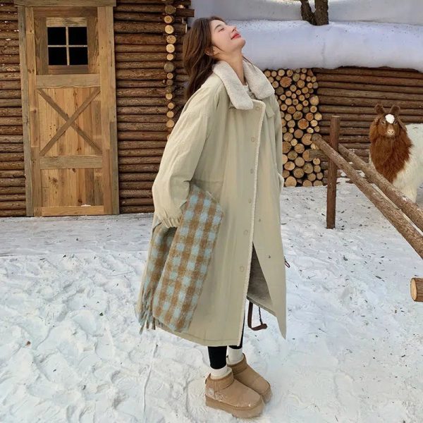 Wool-Lined Winter Parka Coat Sale