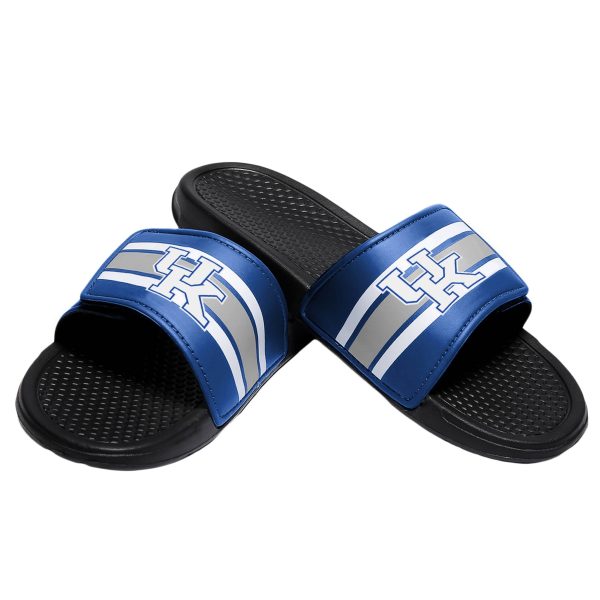 Kentucky Wildcats NCAA Mens Stripe Legacy Sport Slides Sale